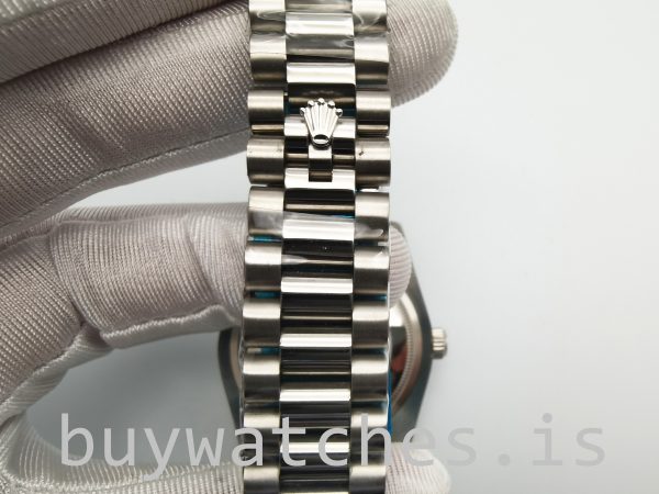 Rolex Day-Date 128239 Heren 36 mm automatisch horloge met diamanten wijzerplaat