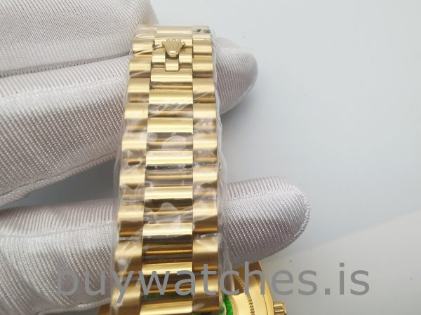 Rolex Day-Date 228348RBR 18k goud stalen automatisch horloge van 40 mm