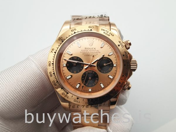 Rolex Daytona 116505 Automatisch Everose goud 40 mm Oyster horloge
