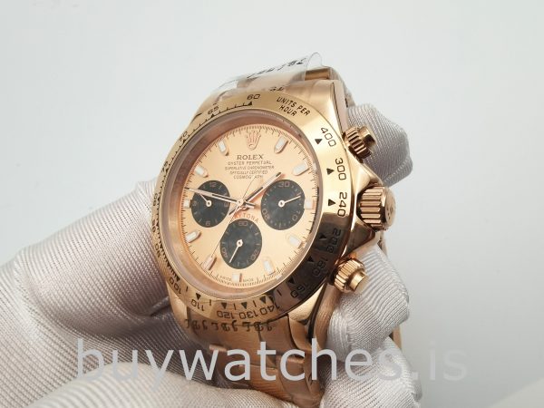 Rolex Daytona 116505 Automatisch Everose goud 40 mm Oyster horloge
