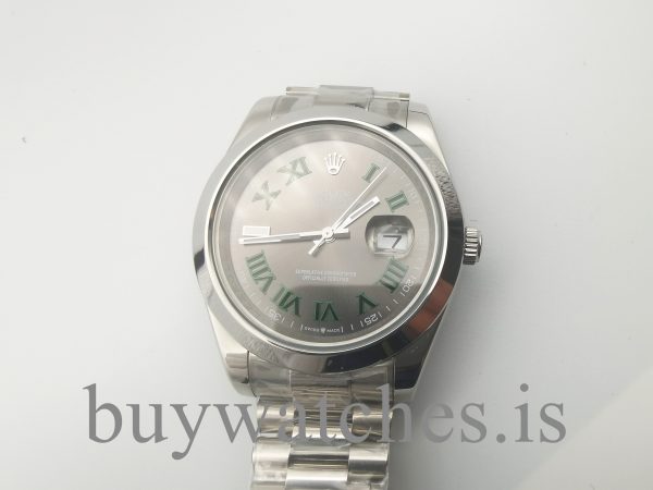 Rolex Datejust 126300 Staalgrijs, uniseks automatisch horloge van 41 mm