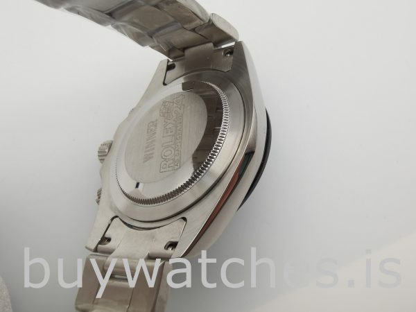 Rolex Daytona 116500 Automatisch 4130 herenhorloge met witte wijzerplaat (40 mm)