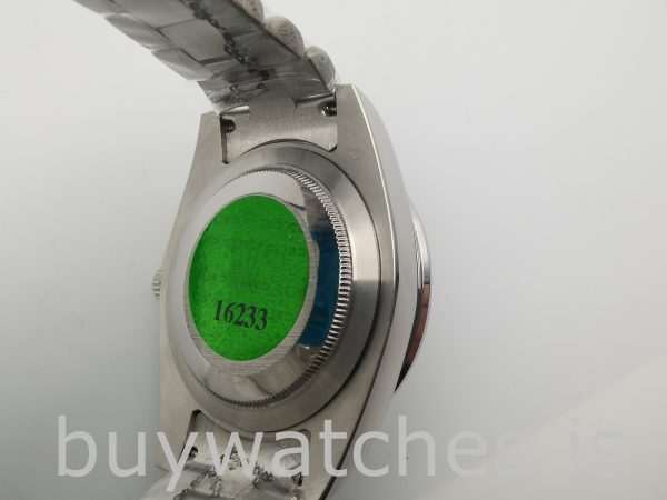 Rolex Day-Date 228349RBR Herenhorloge met zilveren wijzerplaat van 40 mm