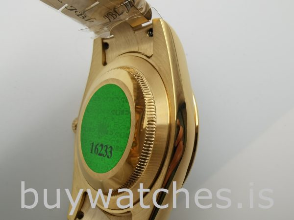 Rolex Day-Date II 218238 Herenhorloge met zilveren wijzerplaat, 41 mm
