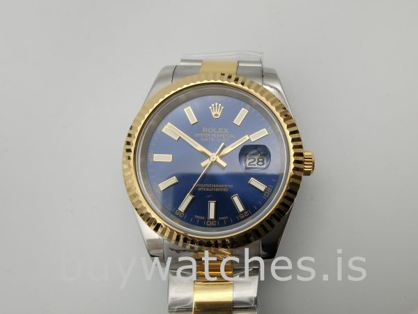 Rolex Datejust 116233 Herenhorloge met blauwe wijzerplaat van 36 mm