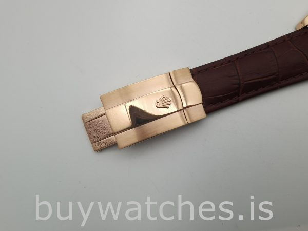 Rolex Sky-Dweller 326135 Horloge met wijzerplaat van 42 mm in leer