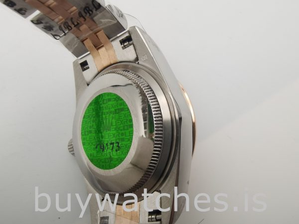 Rolex Datejust 178271 Uniseks automatisch horloge van 31 mm met roze bloemen
