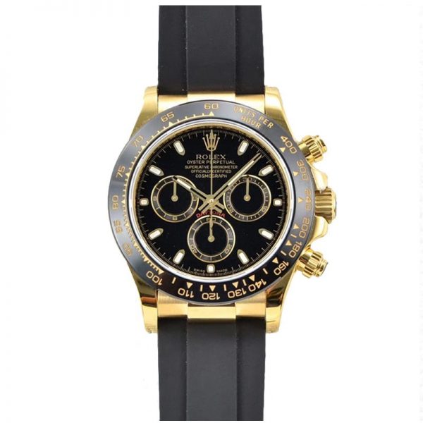 Rolex Cosmograph Daytona Heren zwarte wijzerplaat 40 mm automatisch horloge